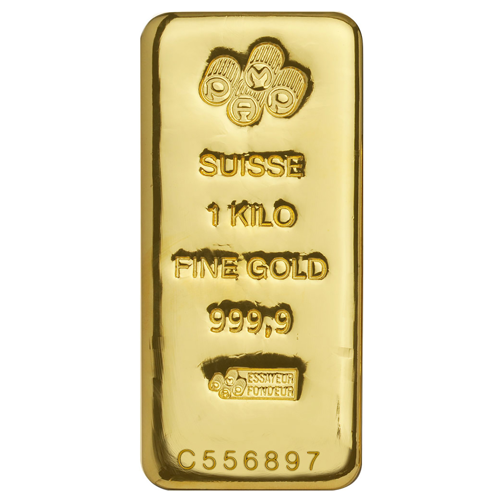 PAMP Suisse 2.5 Gram Fine Gold Bar Minted - Bulish Gold